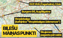 Biļešu maiņas punkti